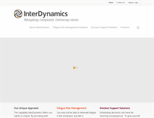 Tablet Screenshot of interdynamics.com